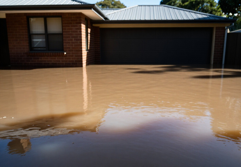 Before and After Flood Damage in Toongabbie